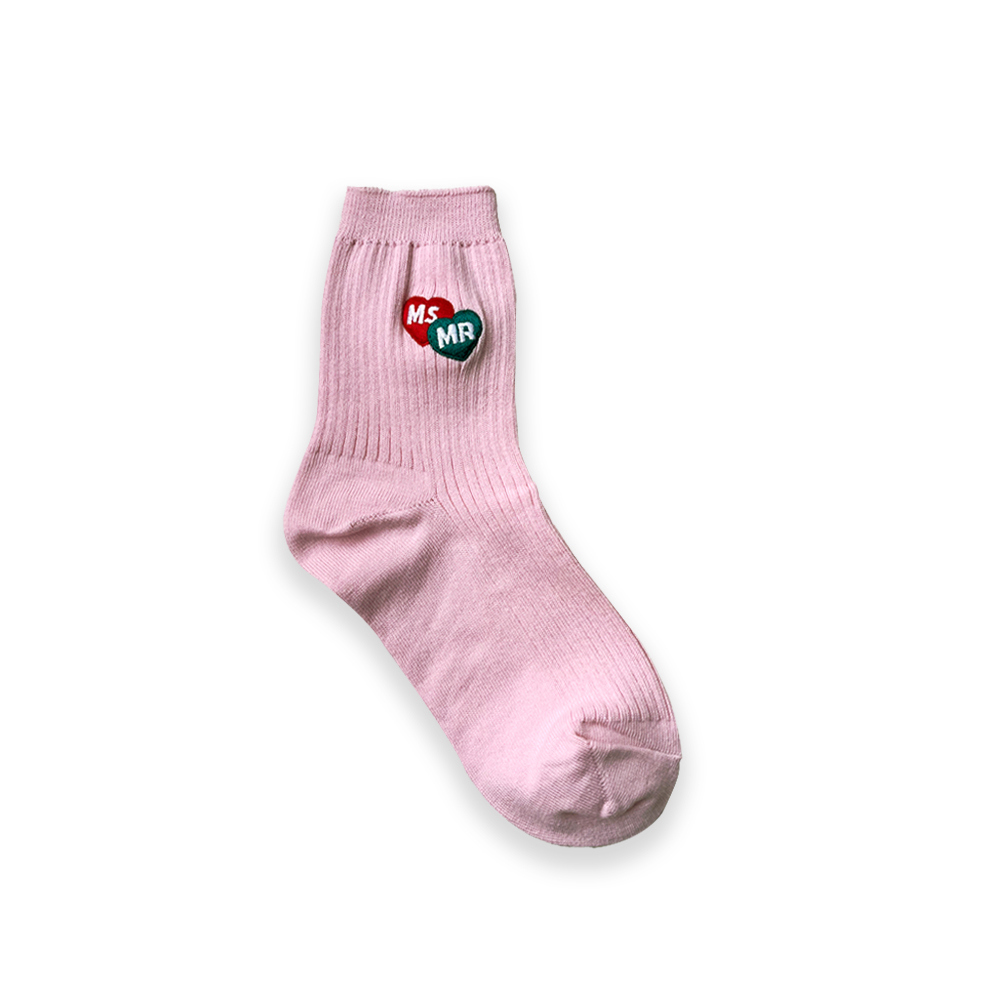 靴下 ベビーピンク 商品カラー画像-S30L2